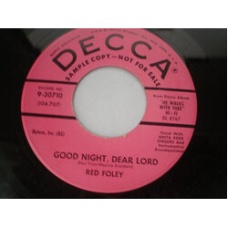 Red Foley Good Night, Dear Lord / If I Can Help Somebody USED VINYL 7INCH PROMO