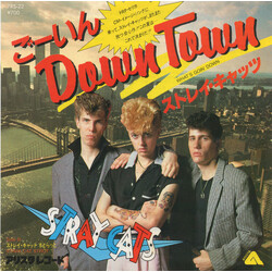 Stray Cats Down Town (Cross That Bridge) USED VINYL 7INCH 45 RPM SINGLE