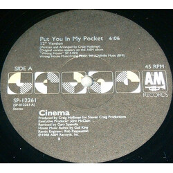 Cinema (5) Put You In My Pocket USED VINYL 12INCH 45 RPM