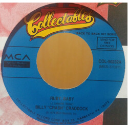 Billy 'Crash' Craddock Ruby, Baby / Walk When Love Walks USED VINYL 7INCH 45 RPM SINGLE REISSUE STEREO