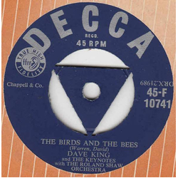 Dave King (5) / The Keynotes / The Roland Shaw Orchestra The Birds And The Bees Vinyl 7" USED