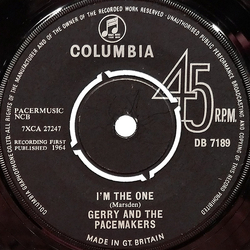 Gerry & The Pacemakers I'm The One Vinyl 7" USED