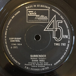 Diana Ross Surrender USED VINYL 7INCH 45 RPM SINGLE