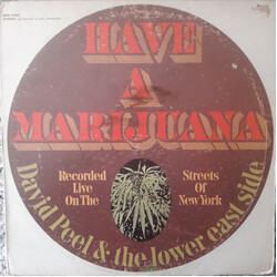 David Peel & The Lower East Side Have A Marijuana Vinyl LP USED