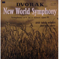Antonín Dvořák / Tonhalle-Orchester Zürich / Josef Krips New World Symphony (Symphony No.9 In E Minor Opus 95) Vinyl LP USED