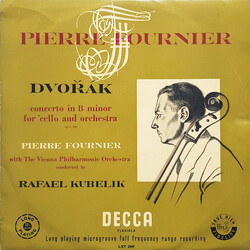 Antonín Dvořák / Pierre Fournier / Wiener Philharmoniker / Rafael Kubelik Concerto In B Minor For 'Cello And Orchestra Vinyl LP USED