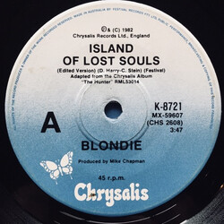 Blondie Island Of Lost Souls USED VINYL 7INCH 45 RPM SINGLE
