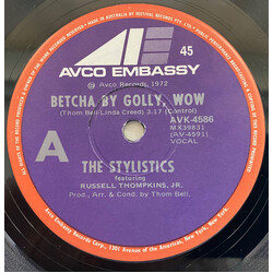The Stylistics / Russell Thompkins, Jr. Betcha By Golly, Wow USED VINYL 7INCH 45 RPM SINGLE