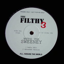 The Filthy 3 We're The Sweeney USED VINYL 12INCH 33 S RPM PROMO