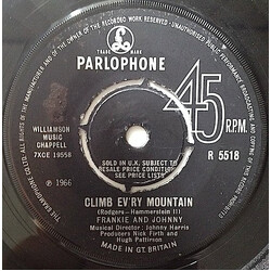 Frankie And Johnny Climb Ev'ry Mountain USED VINYL 7INCH 45 RPM SINGLE