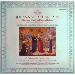 Johann Sebastian Bach Herz Und Mund Und Tat Und Leben (Kantate Am Feste Mariä Heimsuchung, BWV 147) – O Ewigkeit, Du Donnerwort (Kantate Am 24. Sonnta