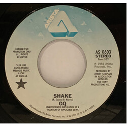 GQ Shake USED VINYL 7INCH 45 RPM SINGLE STEREO MONO PROMO