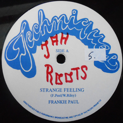 Frankie Paul / Johnny Osbourne Strange Feeling / Oh Jah Help Me Vinyl 12" USED