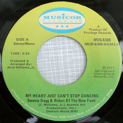 Swamp Dogg / Riders Of The New Funk My Heart Just Can't Stop Dancing USED VINYL 7INCH 45 RPM SINGLE