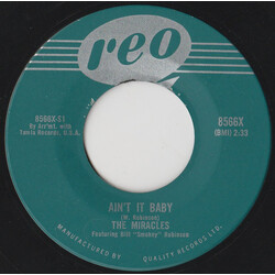 The Miracles Ain't It Baby Vinyl 7" USED