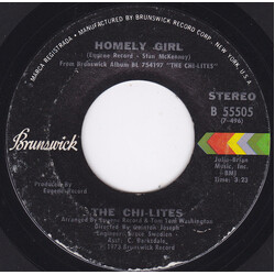 The Chi-Lites Homely Girl USED VINYL 7INCH 45 RPM SINGLE