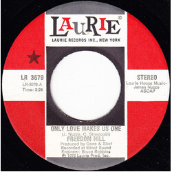 Freedom Hill Only Love Makes Us One USED VINYL 7INCH 45 RPM