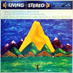Alan Hovhaness / Igor Stravinsky / The Chicago Symphony Orchestra / Fritz Reiner Mysterious Mountain / Divertimento (From The Fairy's Kiss) Vinyl LP U