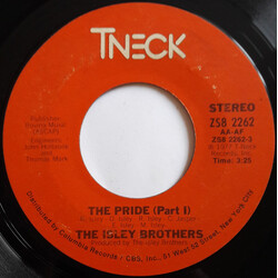 The Isley Brothers The Pride USED VINYL 7INCH 45 RPM STYRENE