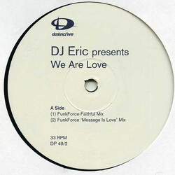 DJ Eric We Are Love VINYL 12" USED