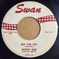 Dicky Doo & The Don'ts Did You Cry / Click Clack USED VINYL 7INCH 45 RPM SINGLE