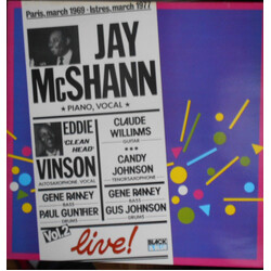 Jay McShann / Eddie "Cleanhead" Vinson Live In France Vol.2 Vinyl LP USED