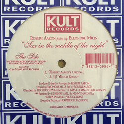Robert Aaron / Eleanore Mills Sax In The Middle Of The Night USED VINYL 12INCH 33 S RPM