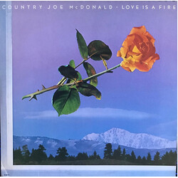 Country Joe McDonald Love Is A Fire Vinyl LP USED