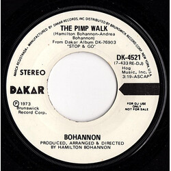 Hamilton Bohannon The Pimp Walk Vinyl 7" USED