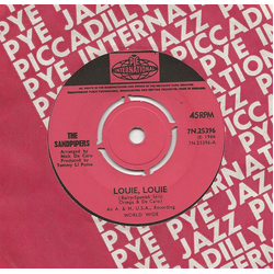 The Sandpipers Louie, Louie / Things We Said Today Vinyl 7" USED