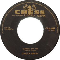 Chuck Berry Ramona Say Yes USED VINYL 7INCH 45 RPM SINGLE