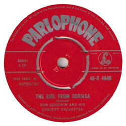 Ron Goodwin And His Orchestra The Girl From Corsica / The Singing Piano USED VINYL 7INCH 45 RPM SINGLE
