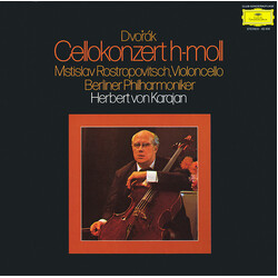 Antonín Dvořák / Mstislav Rostropovich / Berliner Philharmoniker / Herbert von Karajan Cellokonzert H-moll Vinyl LP USED