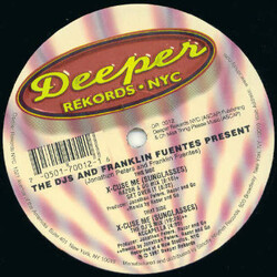 The DJs / Franklin Fuentes X-Cuse Me (Sunglasses) USED VINYL 12INCH 33 S RPM