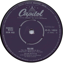 Dean Martin Volare (Nel Blu Dipinto Di Blu) USED VINYL 7INCH 45 RPM