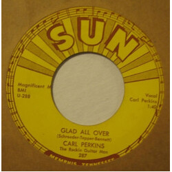 Carl Perkins Glad All Over USED VINYL 7INCH 45 RPM SINGLE