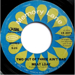 Meat Loaf Two Out Of Three Ain't Bad / Paradise By The Dashboard Light Vinyl 7" USED