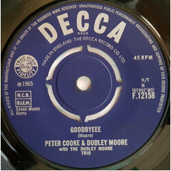 Peter Cook & Dudley Moore / Dudley Moore Trio Goodbyeee / Not Only But Also USED VINYL 7INCH SINGLE 45 RPM