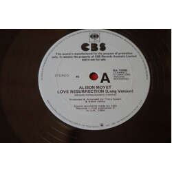 Alison Moyet Love Resurrection USED VINYL 12INCH 45 RPM SINGLE PROMO