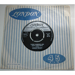 Donald Height Three Hundred And Sixty Five Days USED VINYL 7INCH 45 RPM SINGLE
