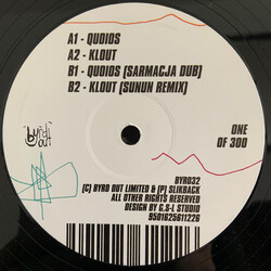 Slikback Quoios / Klout USED VINYL 12INCH 45 RPM LIMITED EDITION