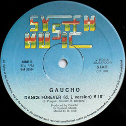 Gaucho Dance Forever USED VINYL 12INCH 33 S RPM