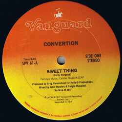 Convertion Sweet Thing USED VINYL 12INCH 33 S RPM STEREO