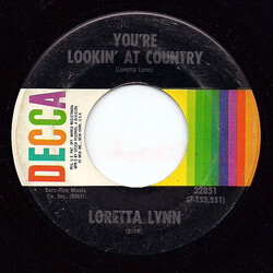 Loretta Lynn You're Lookin' At Country VINYL 7" USED
