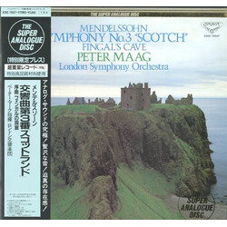 Felix Mendelssohn-Bartholdy / The London Symphony Orchestra / Peter Maag Symphony No. 3 'Scotch', Fingal's Cave Vinyl LP USED