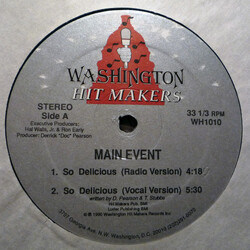Main Event So Delicious VINYL 12" USED