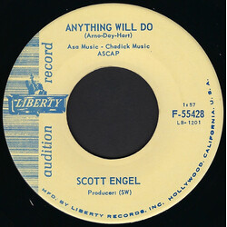 Scott Engel Anything Will Do Vinyl 7" USED