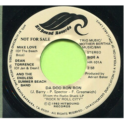 Mike Love / Dean Torrence / The Endless Summer Beach Band Da Doo Ron Ron / Baby Talk Vinyl 7" USED