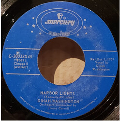 Dinah Washington Harbor Lights Vinyl 7" USED