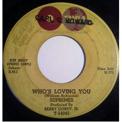 The Supremes Buttered Popcorn / Who's Loving You USED VINYL 7INCH 45 RPM PROMO